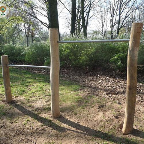 Image of Speelelement | Sicuro - Duikelrek 2-delig (Robinia) - JouwSpeeltuin