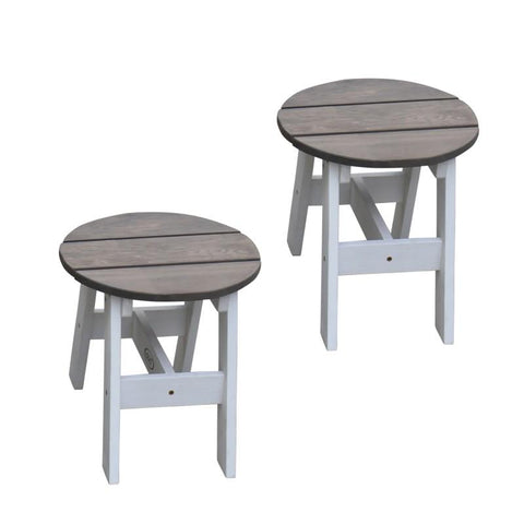 Image of Speelelement | AXI - 3-delig Picknickset rond (grijs/wit) - JouwSpeeltuin