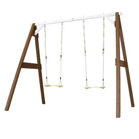 Image of Schommel | AXI - 4-in-1 SportsFun (bruin/wit) - JouwSpeeltuin