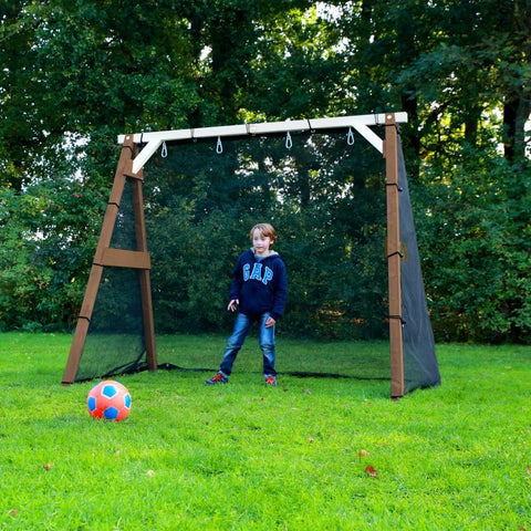 Image of Schommel | AXI - 4-in-1 SportsFun (bruin/wit) - JouwSpeeltuin