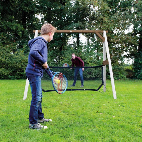 Image of Schommel | AXI - 4-in-1 SportsFun (wit/bruin) - JouwSpeeltuin