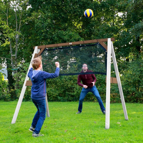 Image of Schommel | AXI - 4-in-1 SportsFun (wit/bruin) - JouwSpeeltuin