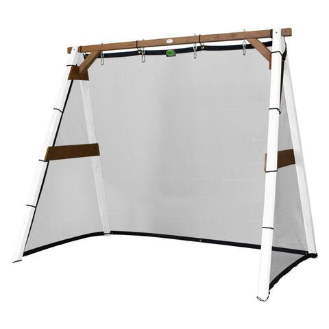 Image of Schommel | AXI - 4-in-1 SportsFun (wit/bruin) - JouwSpeeltuin