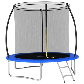 Trampolineset rond 100 kg 244x55 cm - JouwSpeeltuin
