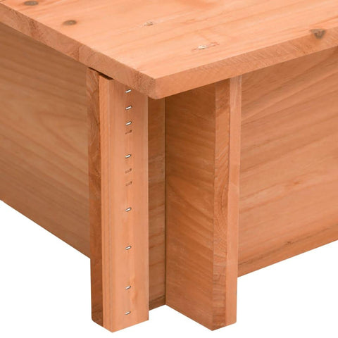 Image of Zandbak met dak 112x112x112 cm vurenhout - JouwSpeeltuin