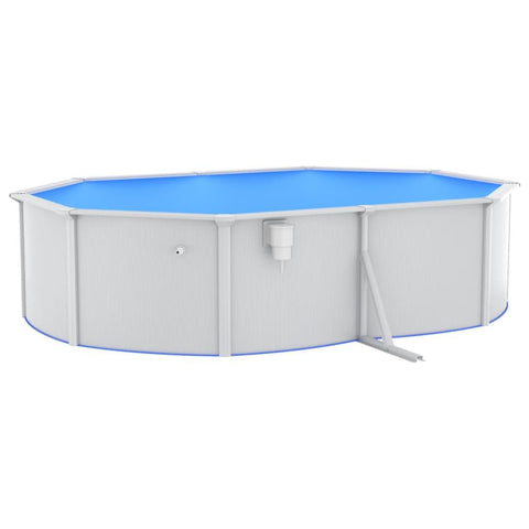 Image of Zwembad met veiligheidsladder 490x360x120 cm - JouwSpeeltuin