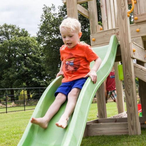 Image of Cascade-blue-rabbit-kind-glijd-van-glijbaan