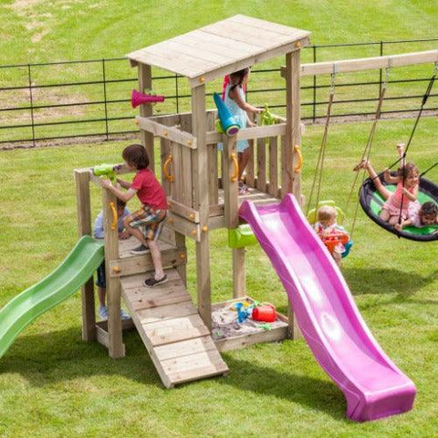 Image of Cascade-speeltoestel-kinderen-speeltoren-blue-rabbit