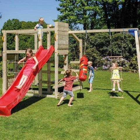 Image of Crossfit-speeltoestel-schommels-glijbaan-kinderen