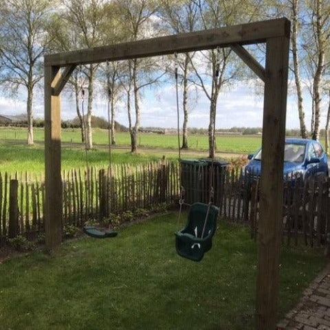 Image of Jouw-Speeltuin-Douglas-hout-Schommel-Tarzan-Outdoor-Island