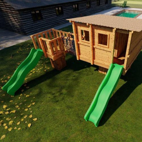 Image of Junglepad-bovenaanzicht-speelelement-speeltoestel-boomhut-outdoor-island