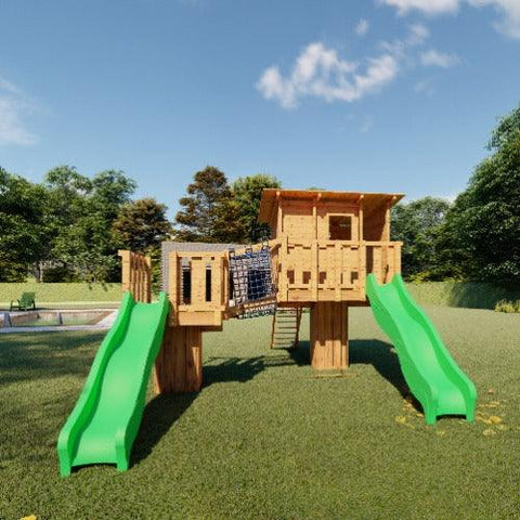 Image of Junglepad-outdoor-island-glijbanen