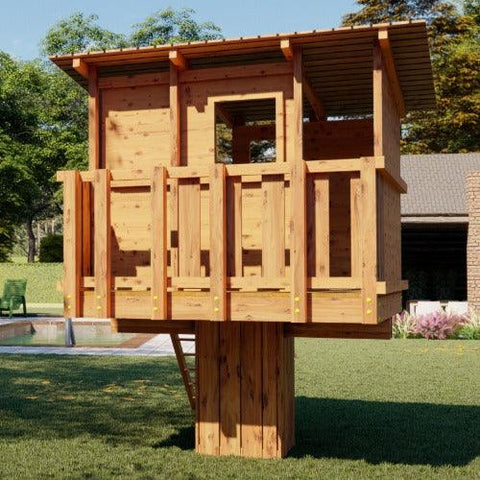 Image of Panda-Droom-boomhut-speeltoestel-outdoor-island-jouw-speeltuin