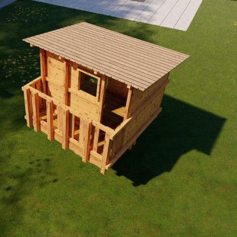 Image of Panda-Droom-bovenkant-speeltoestel-boomhut-outdoor-island