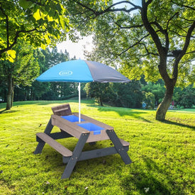 Speelelement | AXI - Picknicktafel Nick Antraciet/Grijs (zand en water)