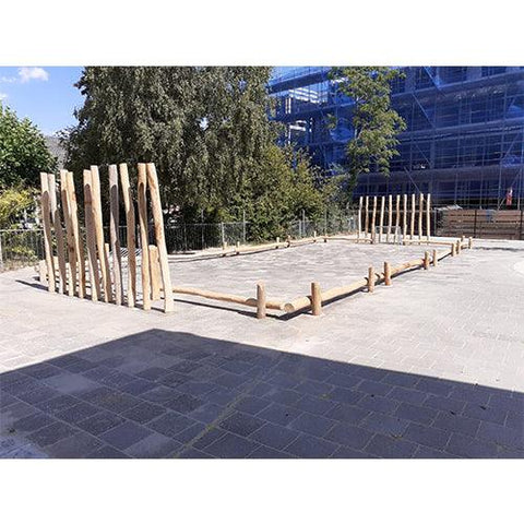 Image of Robinia-houten-pannakooi-pannaveld-panna-voetbalveld-sicuro