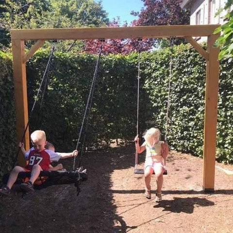 Image of Schommel-Tarzan-kinderen-spelen-douglas-hout-schommels-outdoor-island