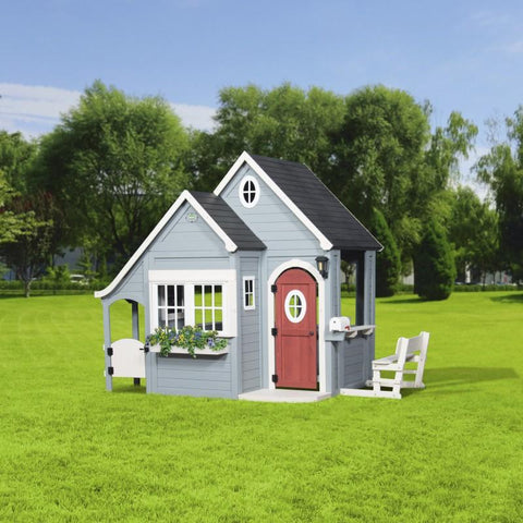Image of Houten speelhuisje | Backyard Discovery - Spring Cottage - JouwSpeeltuin
