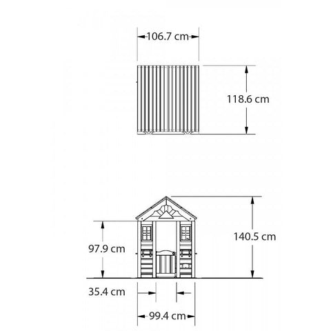 Image of Houten speelhuisje | Backyard Discovery - Timberlake - JouwSpeeltuin