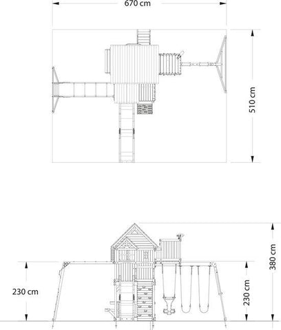 Image of Speeltoestel | Backyard Discovery - Skyfort II - JouwSpeeltuin