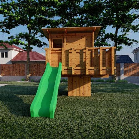 Image of Villa-Panda-voorkant-boomhut-outdoor-island