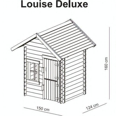 Image of afmetingen-en-informatie-louise-deluxe-speelhuis-swingking