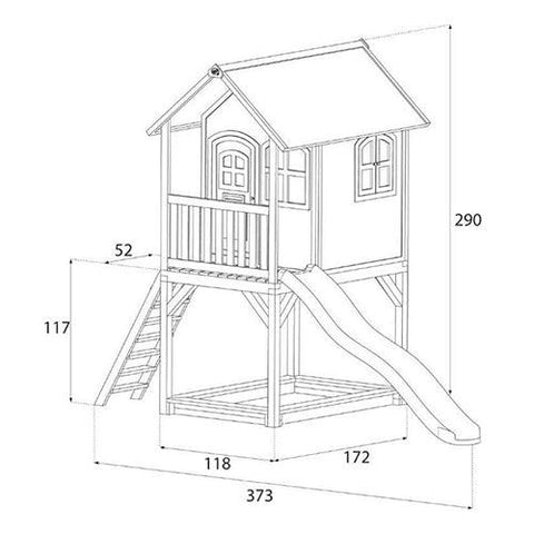 Image of afmetingen-en-informatie-speelhuis-sarah-axi