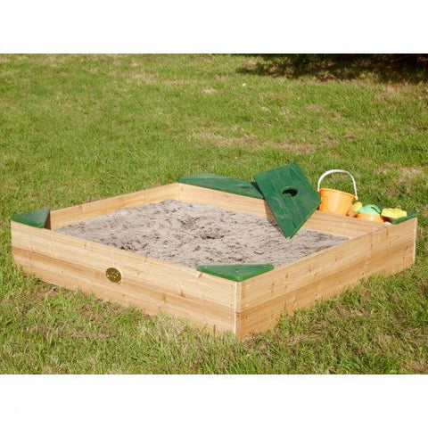 Image of Axi Zandbak Amy 115 X 115 X 21,8 Cm Hout Naturel - JouwSpeeltuin