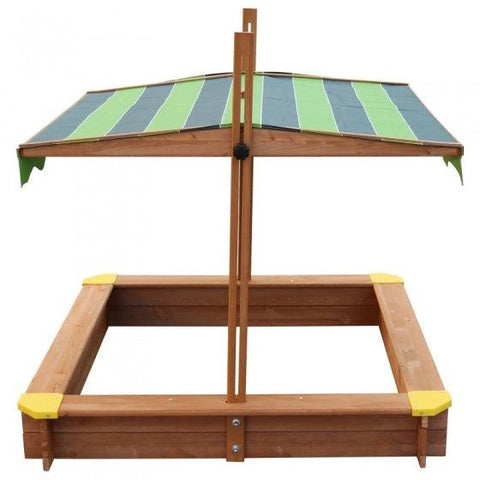 Image of Axi Zandbak Lily 118 X 118 X 18 Cm Hout Lichtbruin - JouwSpeeltuin