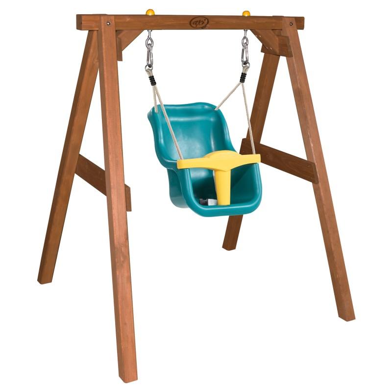 Schommel | AXI - Baby Schommel met zitje (bruin) - JouwSpeeltuin