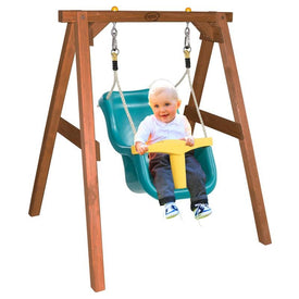 Schommel | AXI - Baby Schommel met zitje (bruin) - JouwSpeeltuin
