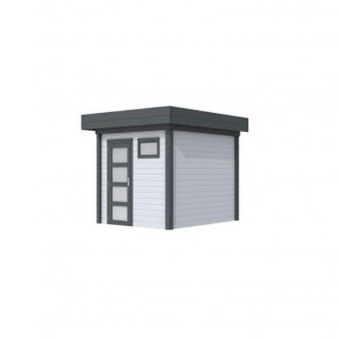 Image of blokhut-woodvision-topvision-tuinhuis-kuifmees-jouw-speeltuin-antraciet-lichtgrijs