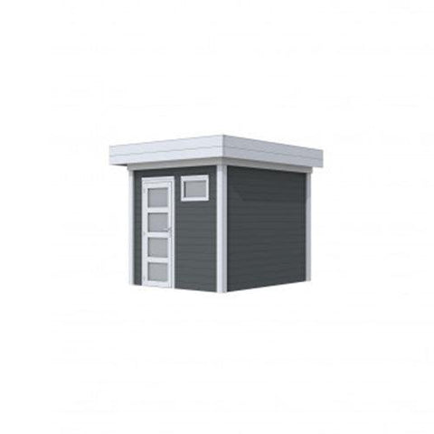 Image of blokhut-woodvision-topvision-tuinhuis-kuifmees-jouw-speeltuin-lichtgrijs-antraciet