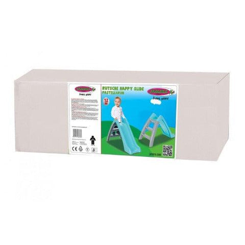 Image of doos-turquoise-grijs-glijbaan-jamara-speeltoestel-verpakking