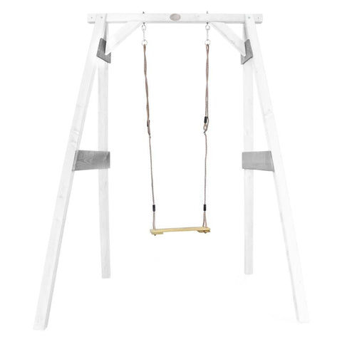 Image of Schommel | AXI - Enkele schommel (wit/grijs) - JouwSpeeltuin