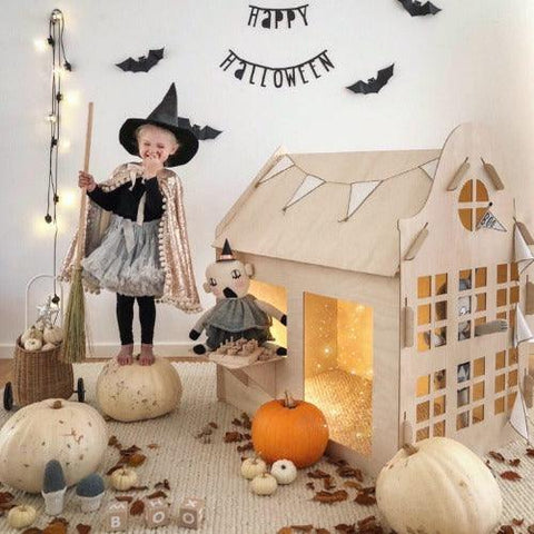 Image of happy-halloween-decoratie-speelhuisje-woodenplay