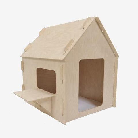 Image of Houten speelhuisje | Woodenplay - Speelhuis Basis - JouwSpeeltuin
