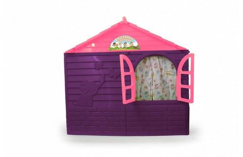 Image of Jamara Speelhuis Little Home 130 X 78 Cm paars/roze - JouwSpeeltuin