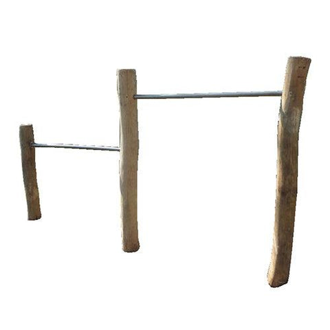 Image of Speelelement | Sicuro - Duikelrek 2-delig (Robinia) - JouwSpeeltuin