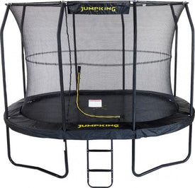 Jumpking Trampoline Jumppod Oval 351 X 244 Cm Zwart (2016) - JouwSpeeltuin