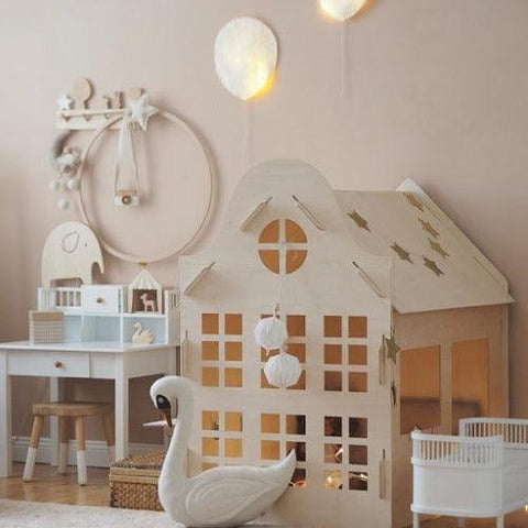 Image of klokgevel-speelhuisje-kamer-binnen-hout-woodenplay