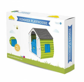 Paradiso Toys Speelhuis Summer 102 X 90 Cm Groen/Grijs/Blauw