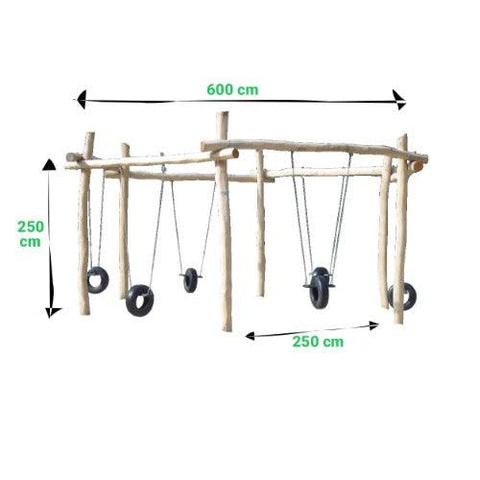 Image of robinia-6-kantschommel-zeskant-schommel-zeskantschommel-sicuro-jouw-speeltuin