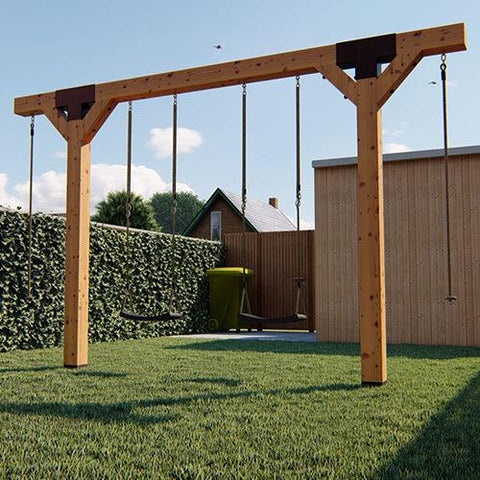 Image of schommel-mickey-outdoor-island-jouw-speeltuin-hout-douglas