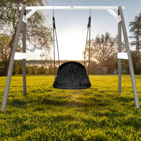 Image of Schommel | AXI - Roxy Nest schommel (grijs/wit) - JouwSpeeltuin