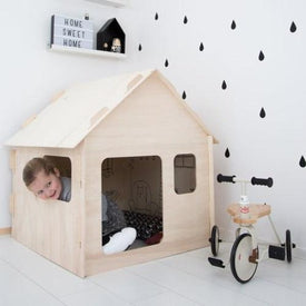 Houten speelhuisje | Woodenplay - Speelhuis Eco