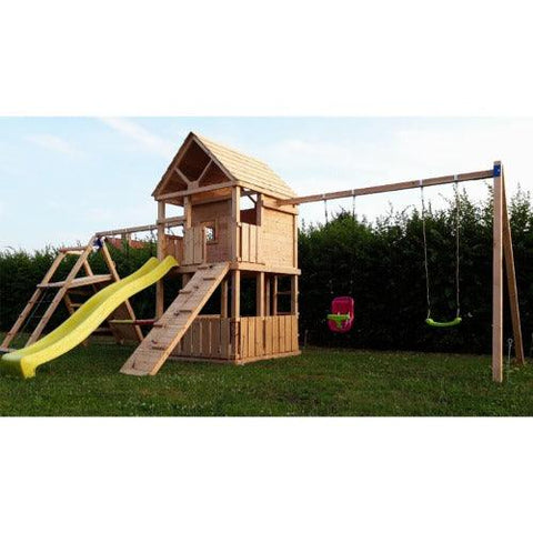 Image of speeltoestel-klimwand-glijbaan-schommels-douglas-hout-jouw-speeltuin