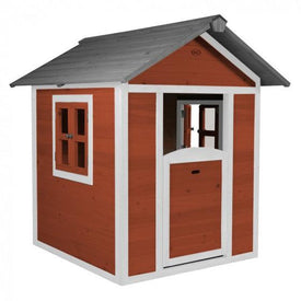 Sunny Speelhuis Lodge 133 X 111 X 133 Cm 100% Fsc Hout Rood - JouwSpeeltuin