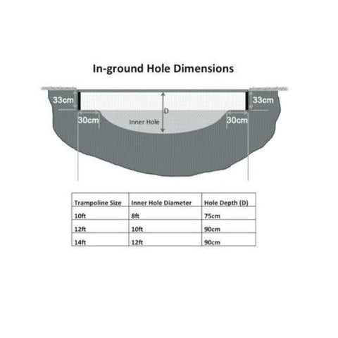 Image of Trampoline | JumpKing - InGround Deluxe XL (Rond) - JouwSpeeltuin