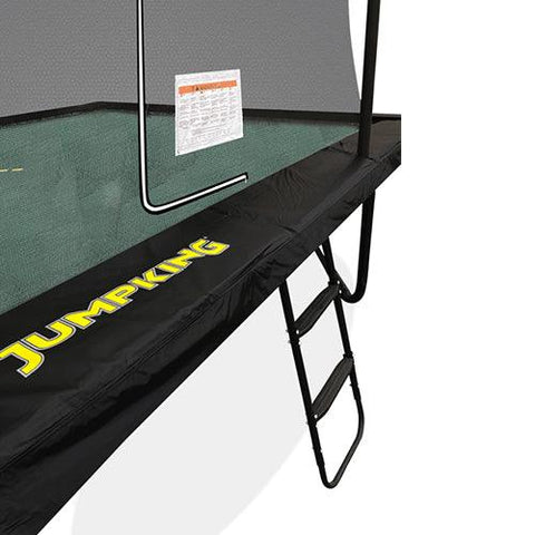Image of trampoline-met-net-en-trap-jumpking